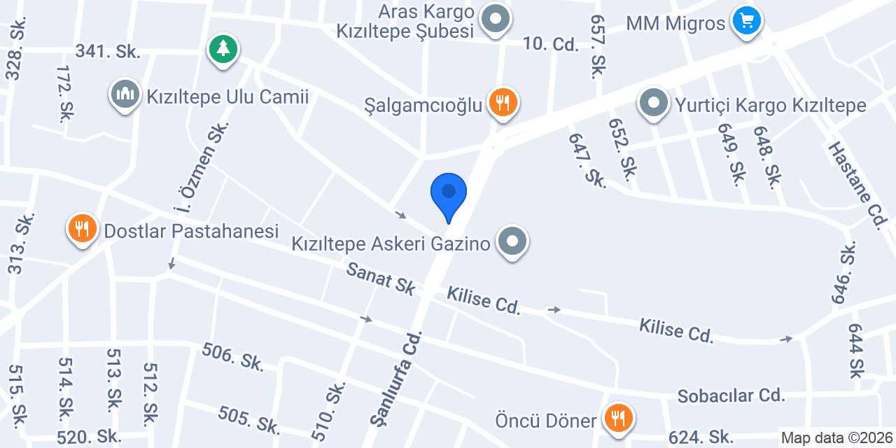 Dayı Döner konumu