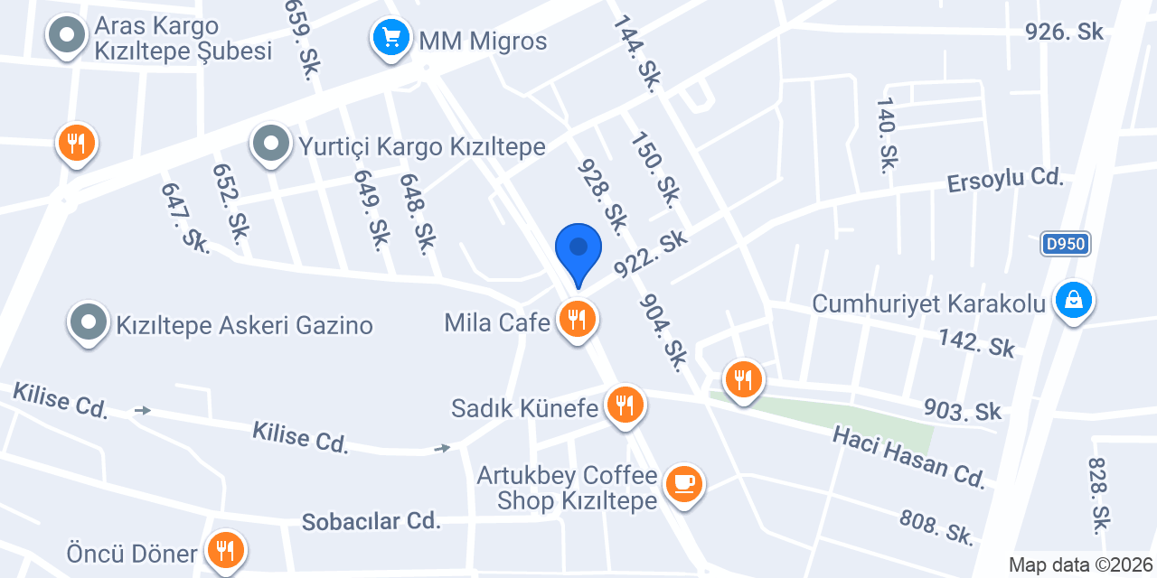 Çıtır Lahmacun konumu