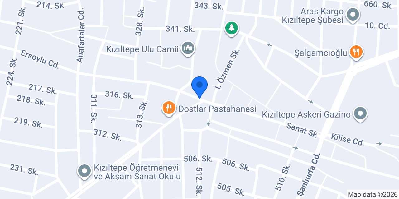 Dinler Eczanesi konumu