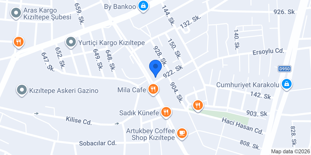 Orjin Çiçekçilik konumu