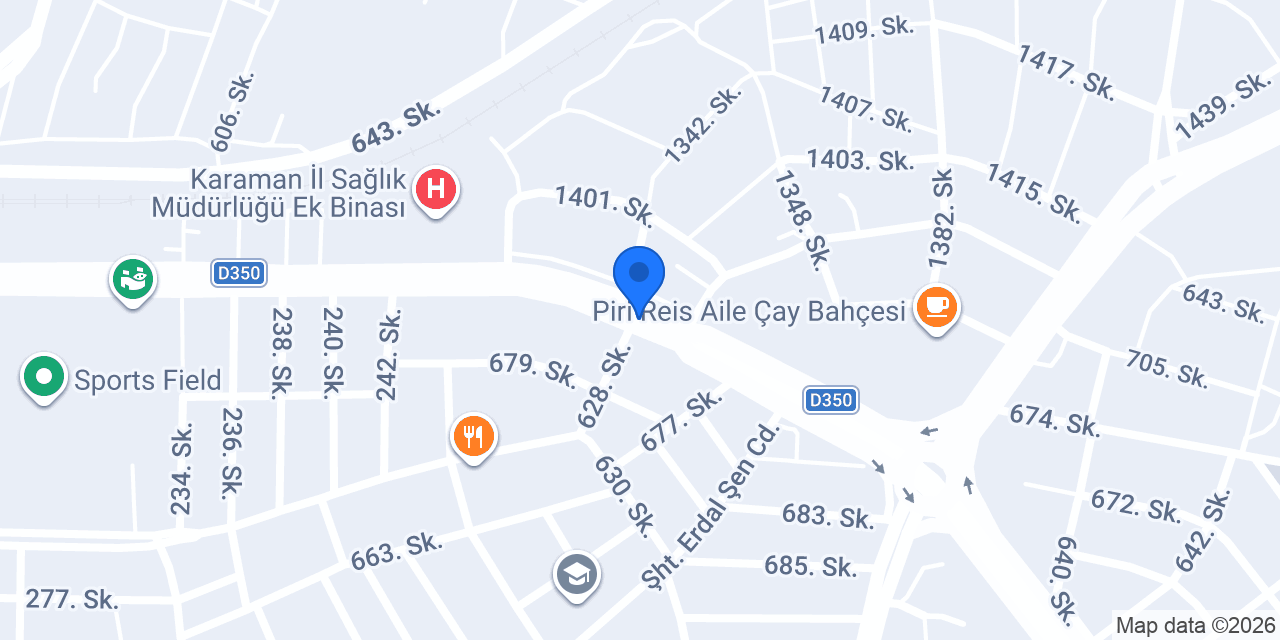 Akçaşehir Lisesi konumu