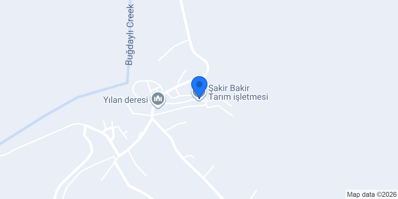 Şakir Bakir Tarım işletmesi konumu