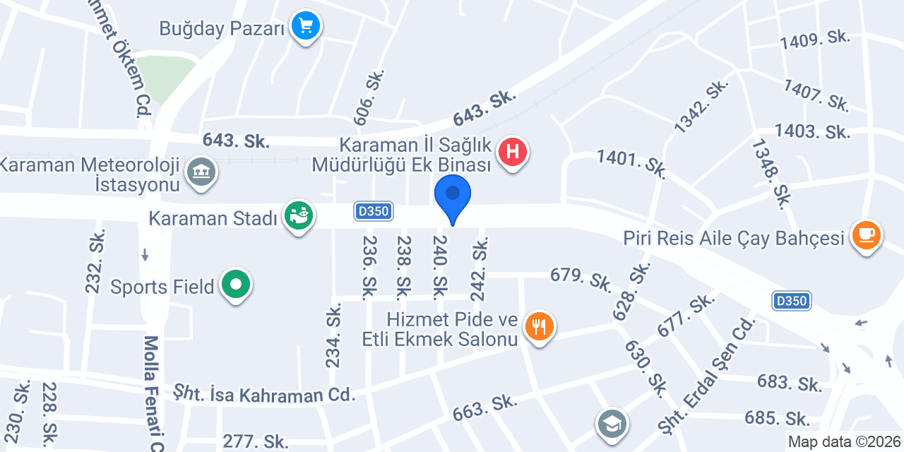 Uysal Simit konumu