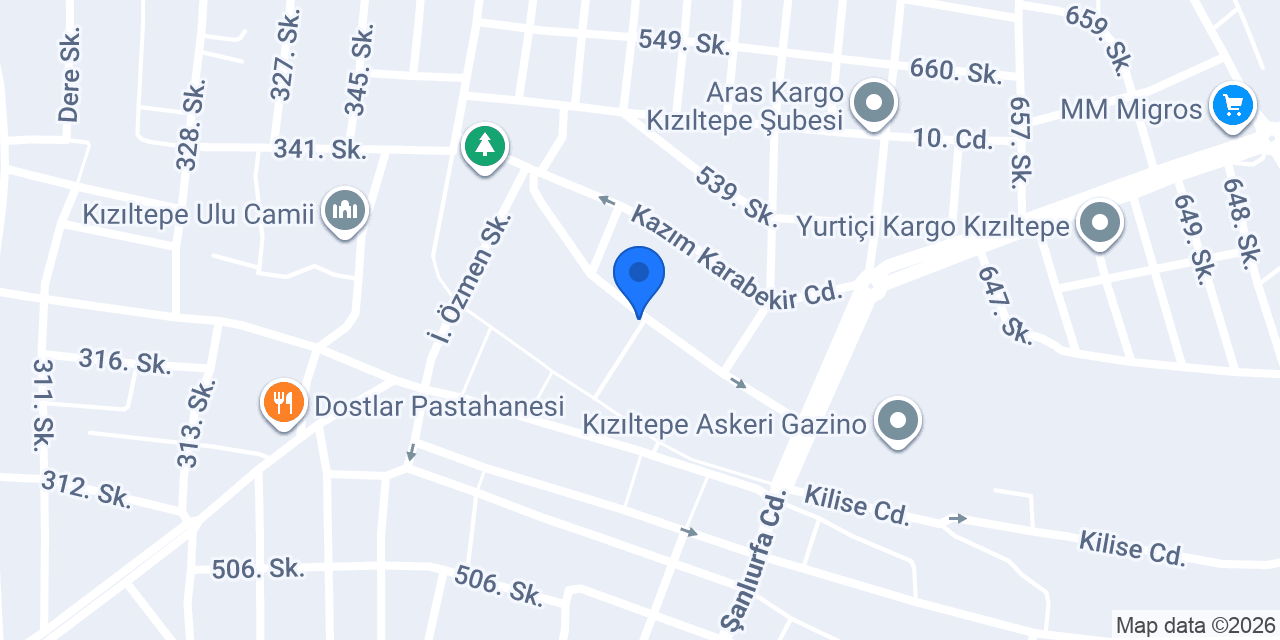 Mardes Kuyumculuk konumu