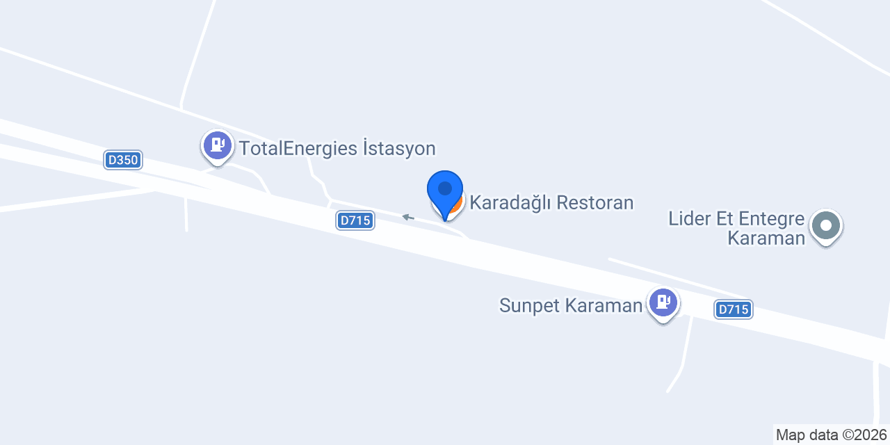 Öztürk Baba Restoran konumu