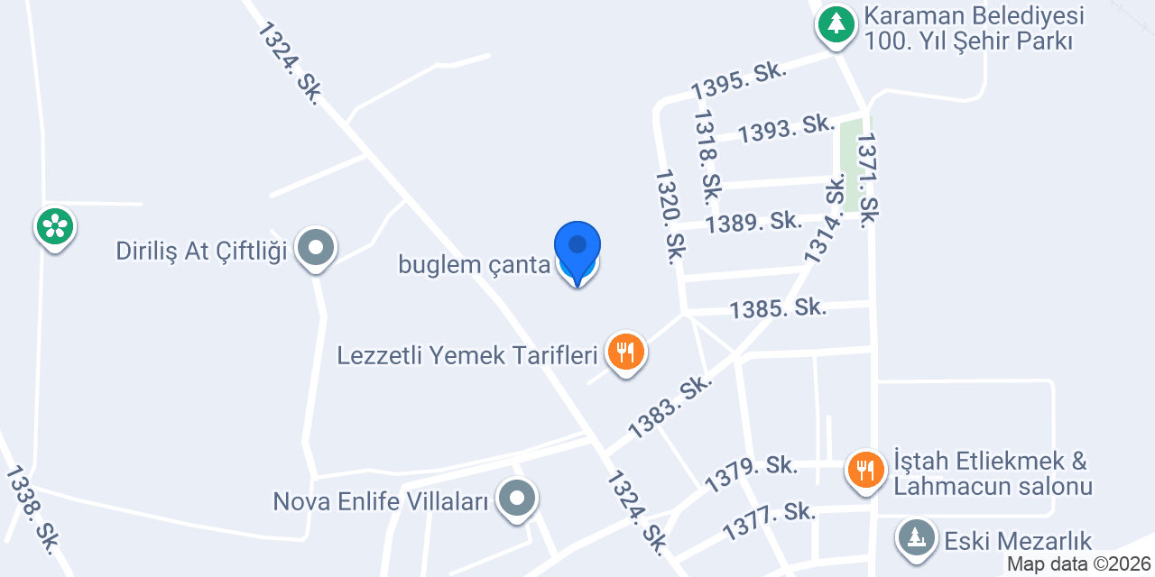 buglem çanta konumu