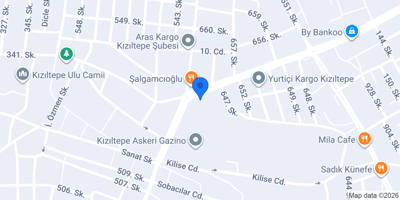 Kılıç Gold konumu
