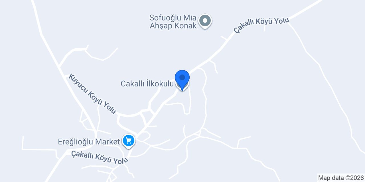 Cakallı İlkokulu konumu