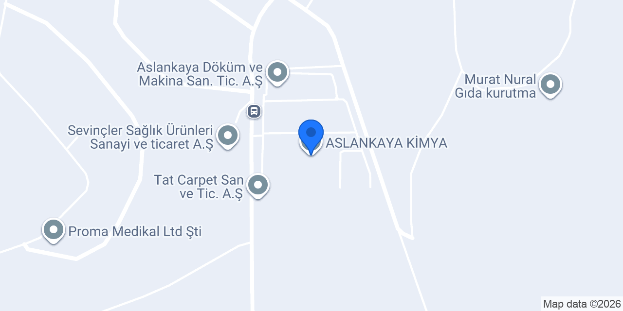 ASLANKAYA KİMYA konumu