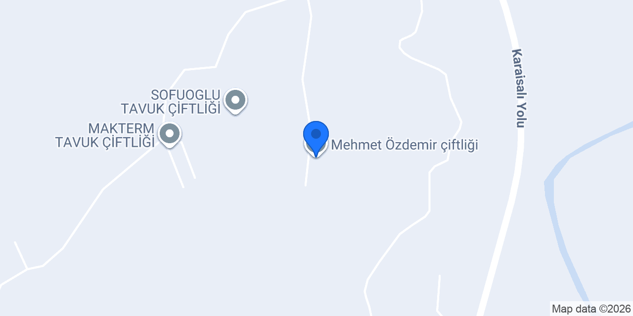 Mehmet Özdemir çiftliği konumu