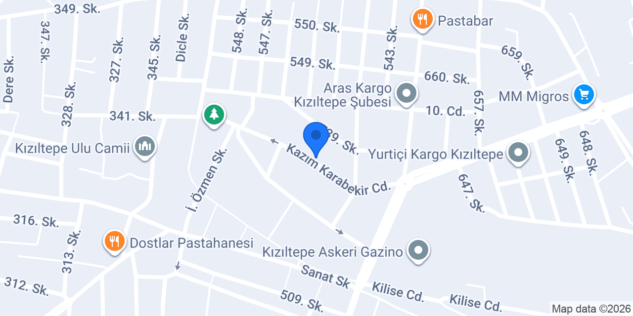 ÖZ-DEMİR SPOT konumu
