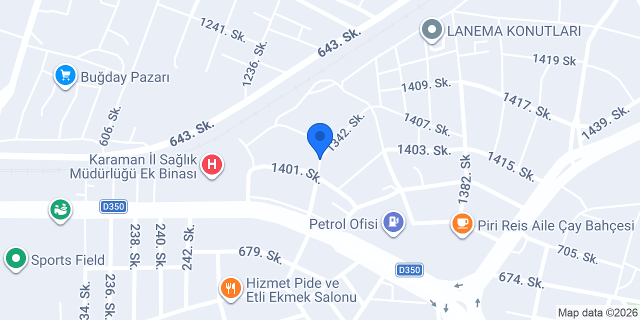yuvakur mobilya karaman konumu