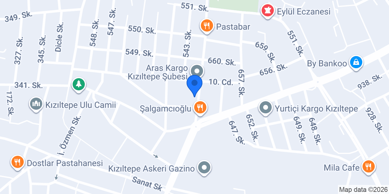 Yaşin Elektronik konumu