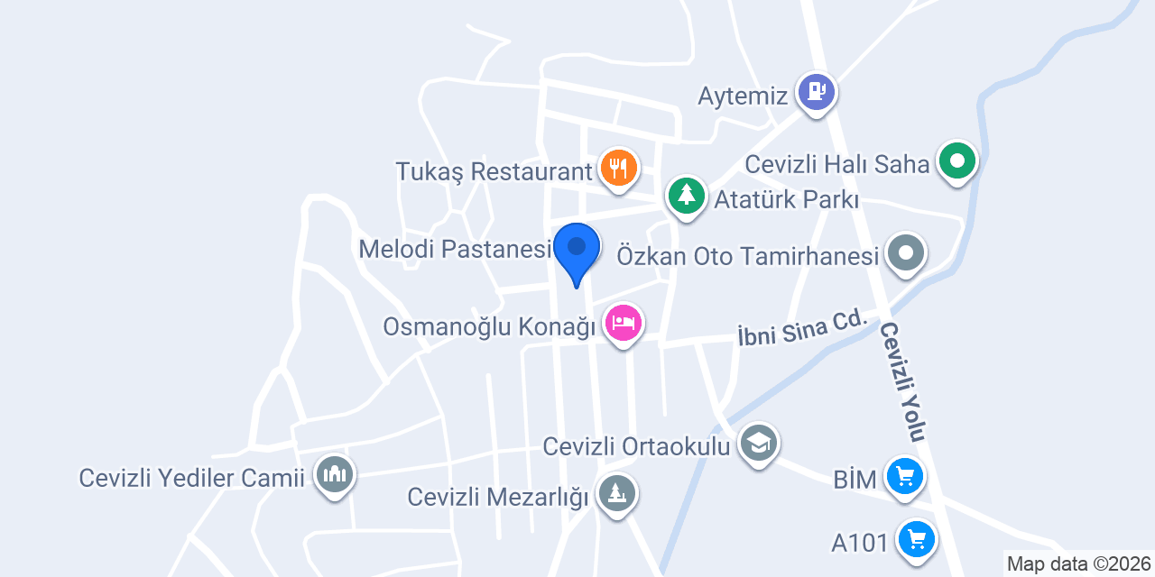 Cevizli İlkokulu konumu