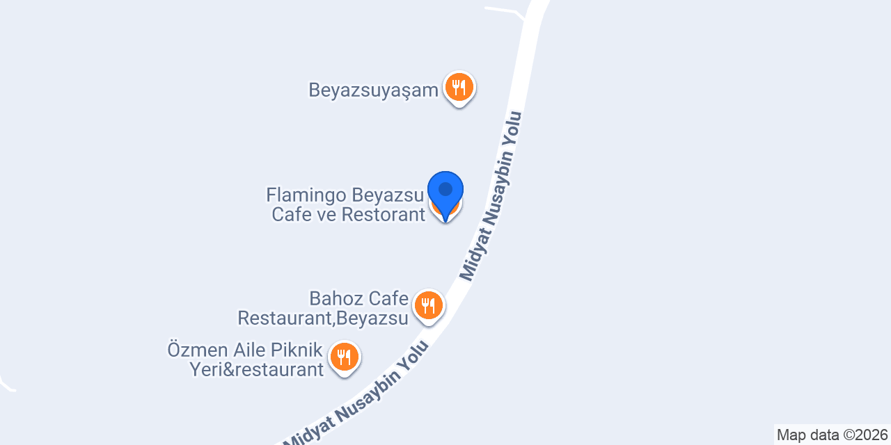 Flamingo Beyazsu Cafe ve Restorant konumu