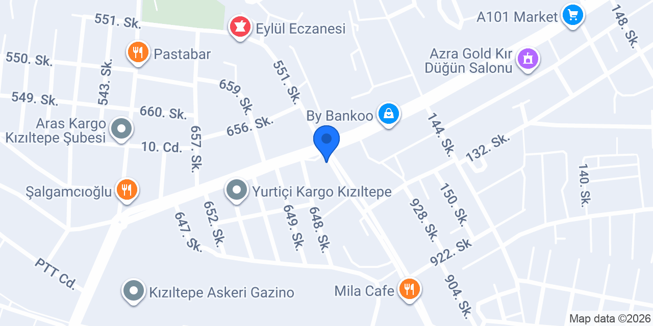 Crayz Burger konumu