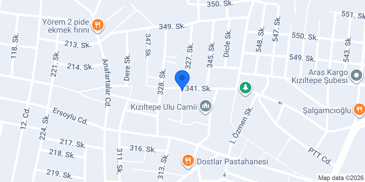 Mardizayn İç Mimarlık konumu