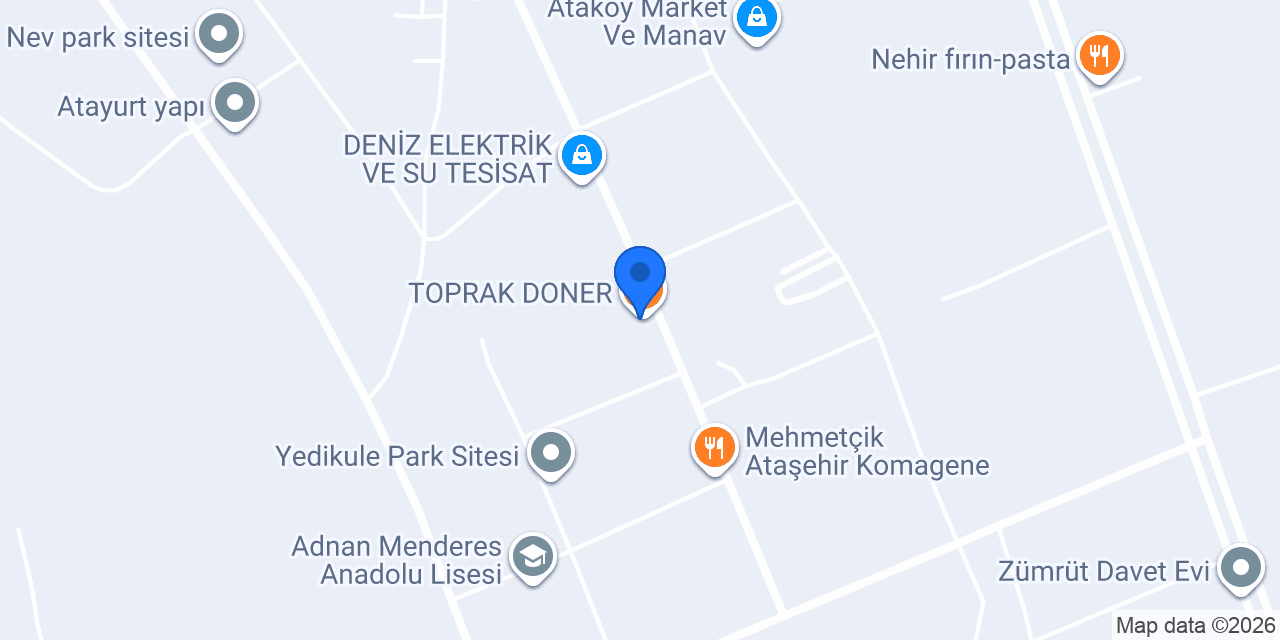 TOPRAK DONER konumu