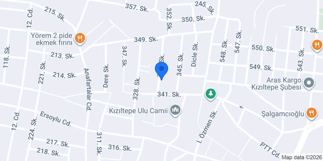 Yetim Gönüllüleri Derneği konumu