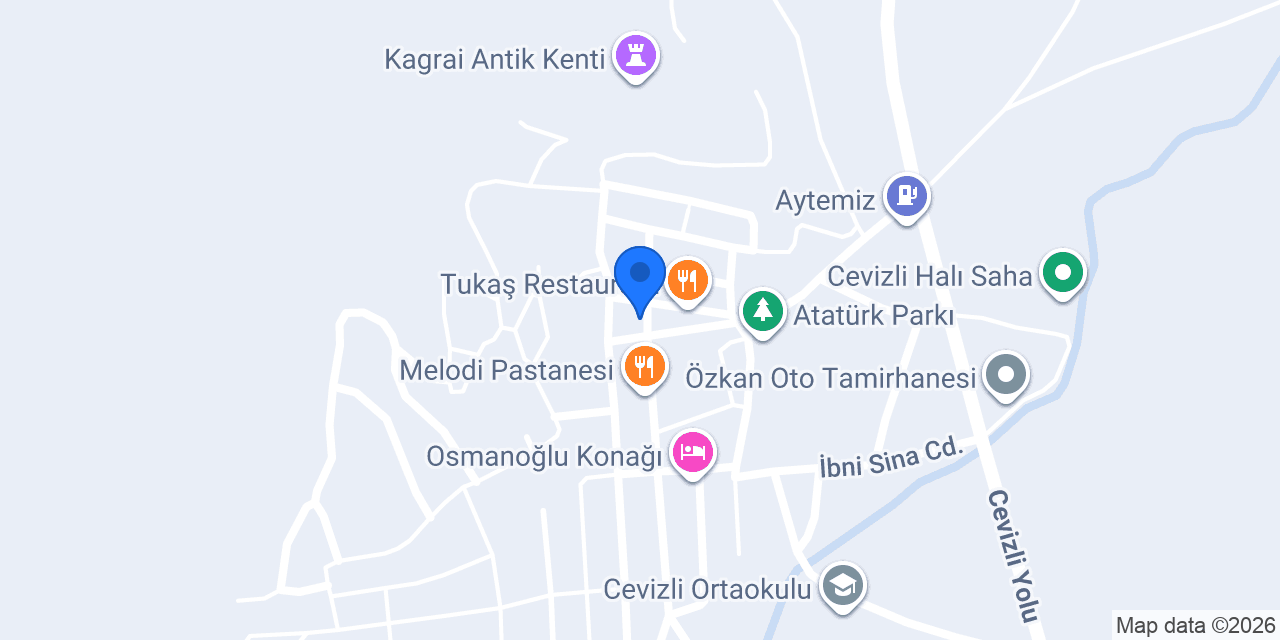 H. Ünal Eczanesi konumu
