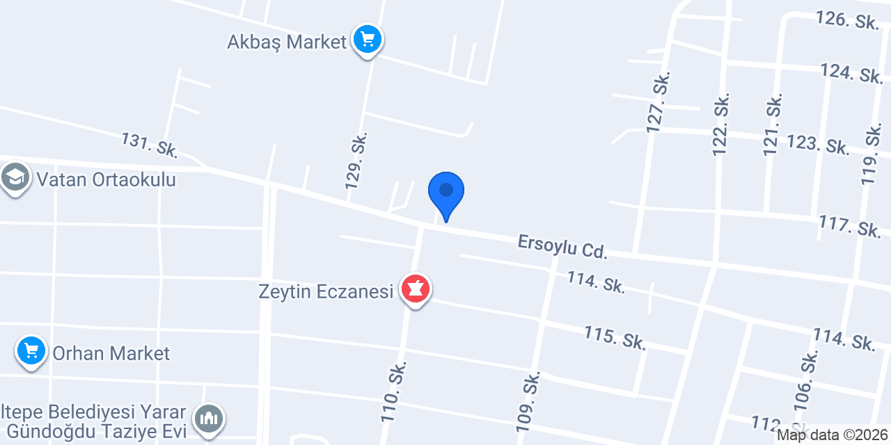 Adar Mobilya konumu