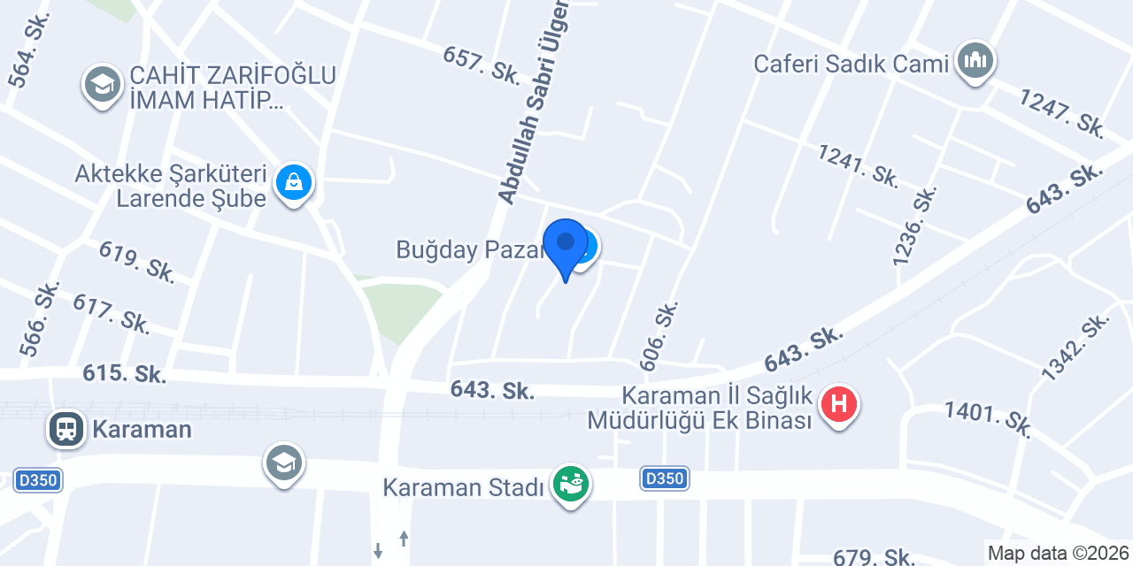 Güzeloğlu Tarım Bayi konumu