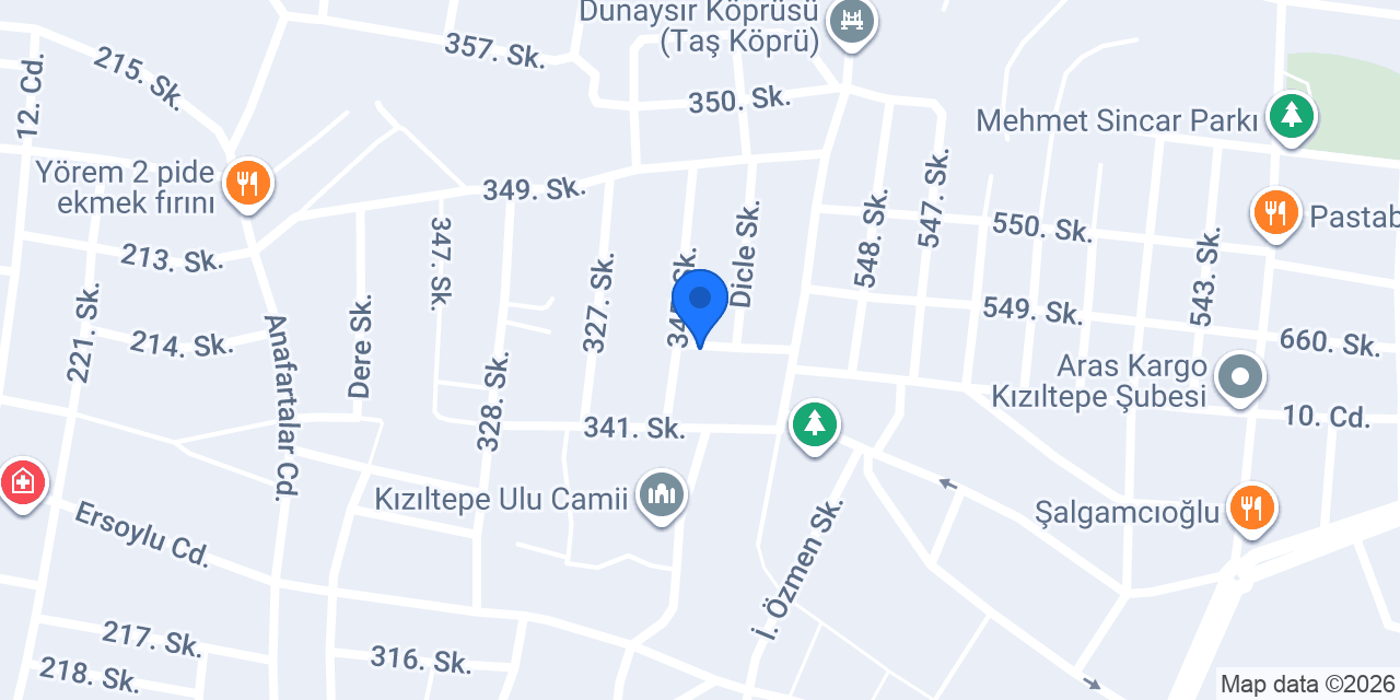 Yalçınkaya ev tekstili konumu