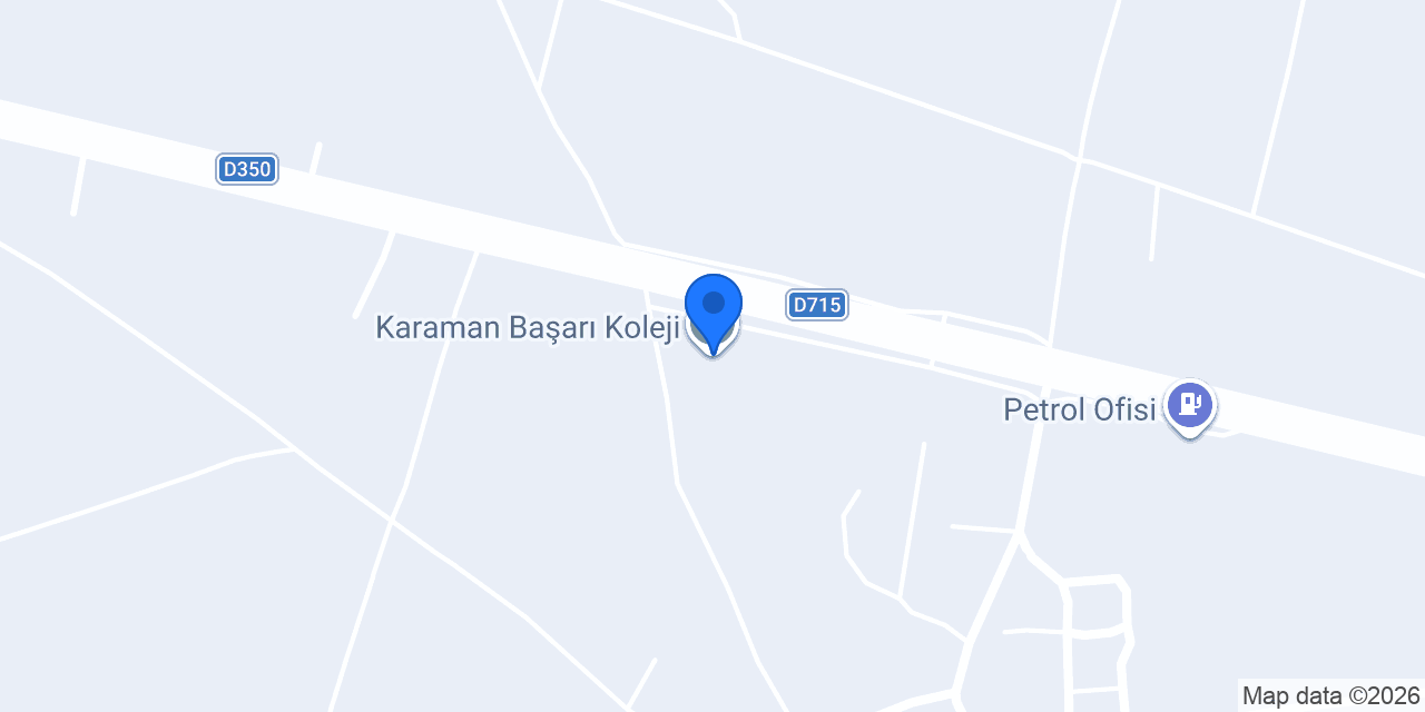 Karaman Başarı Koleji konumu