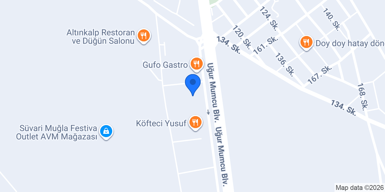 Dastini Bebe Market Muğla konumu