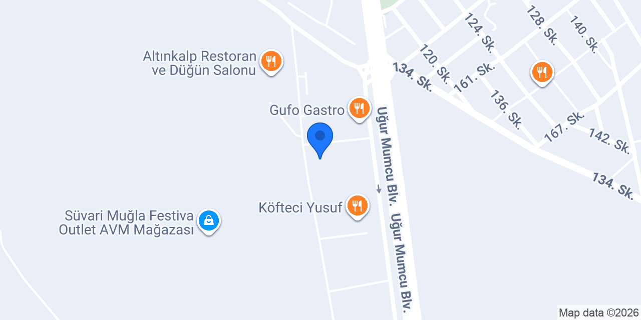 Dtm Outlet Muğla konumu