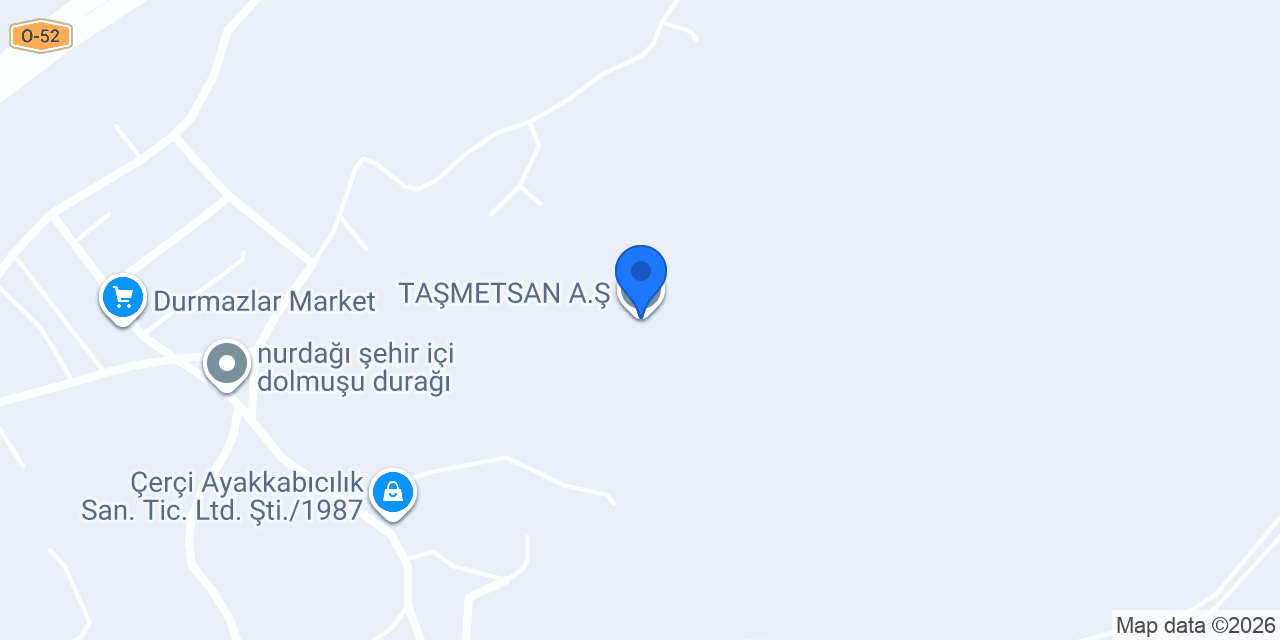 TAŞMETSAN A.Ş konumu