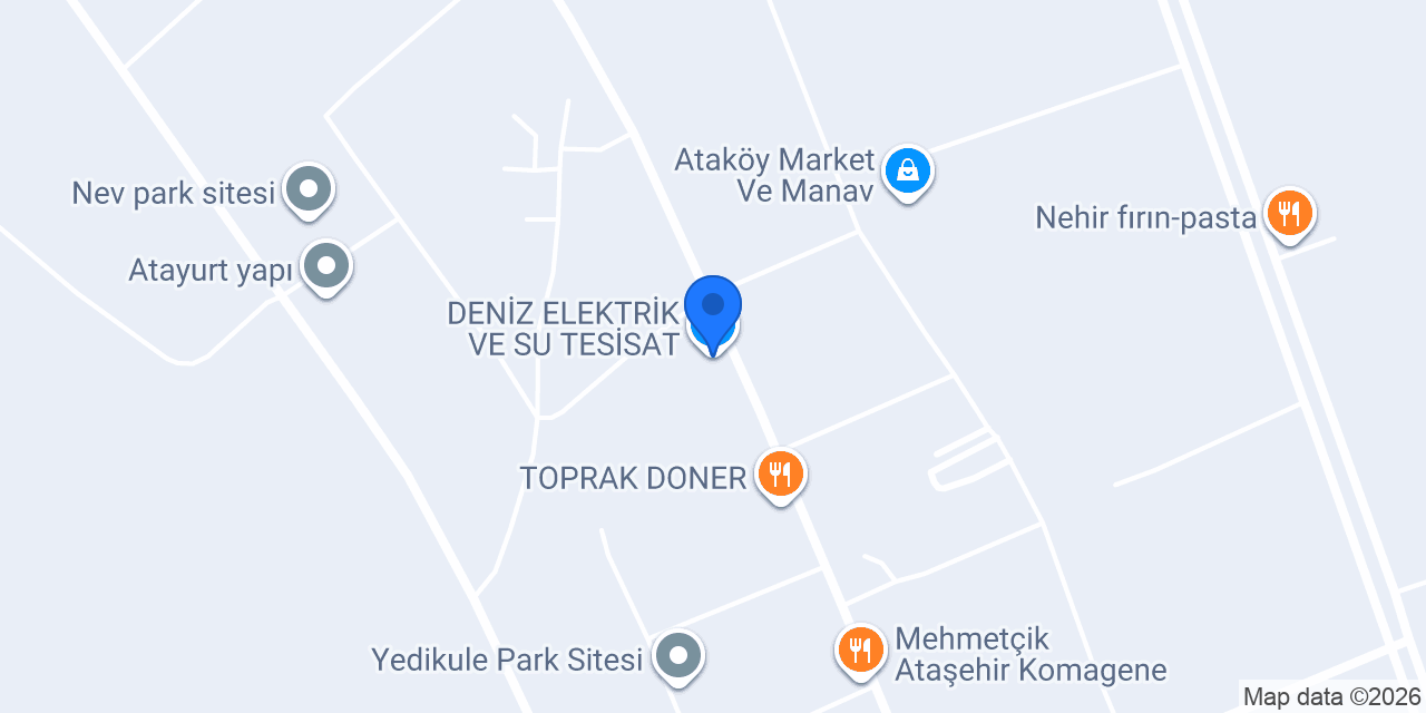 DENİZ ELEKTRİK VE SU TESİSAT konumu