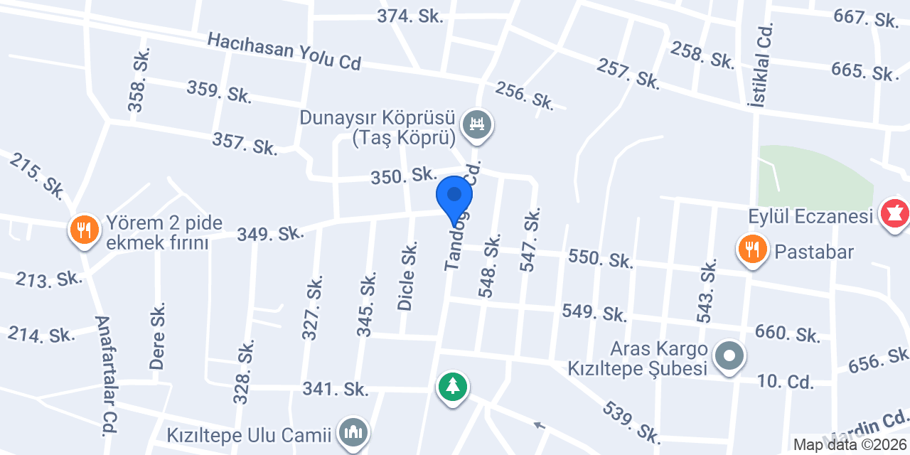 Ergüven Eczanesi konumu