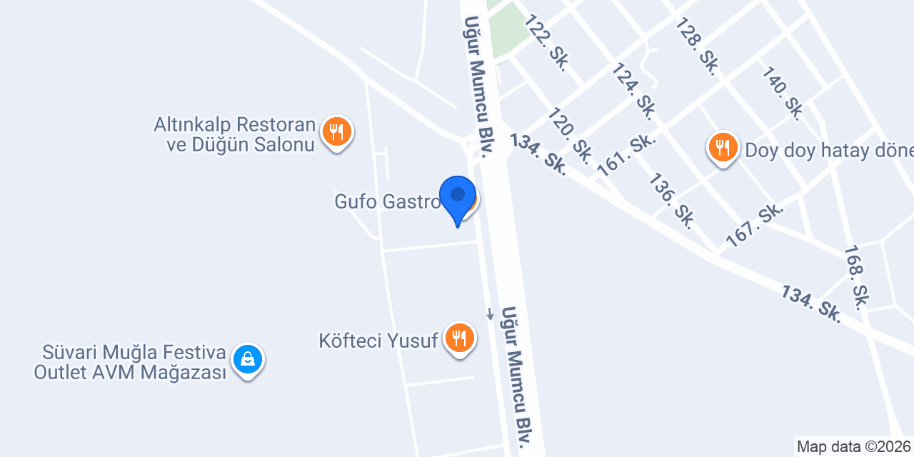 MUĞLA LİFE AVM konumu