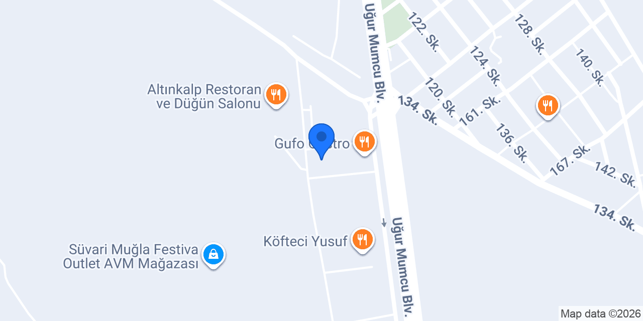 Thera Pilates Stüdyosu konumu
