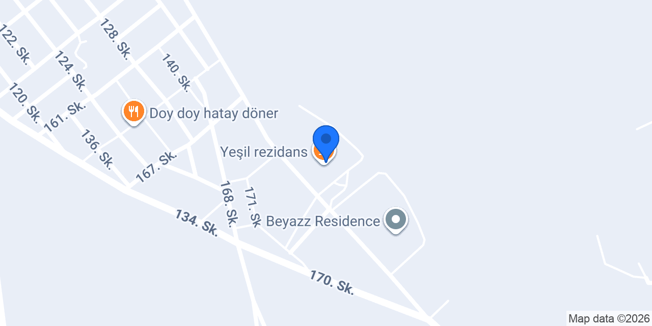 Yeşil rezidans konumu
