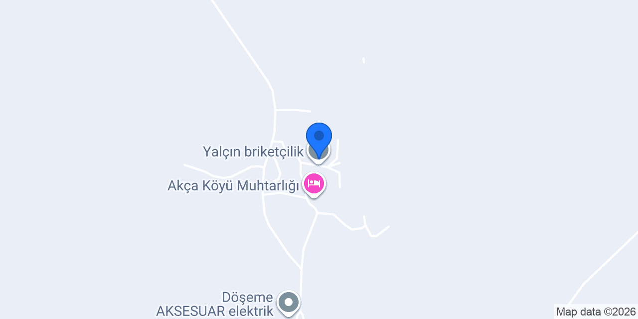 Yalçın briketçilik konumu