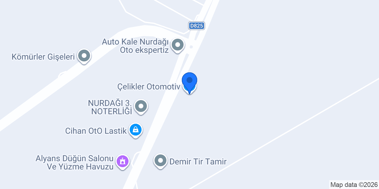 Çelikler Otomotiv konumu
