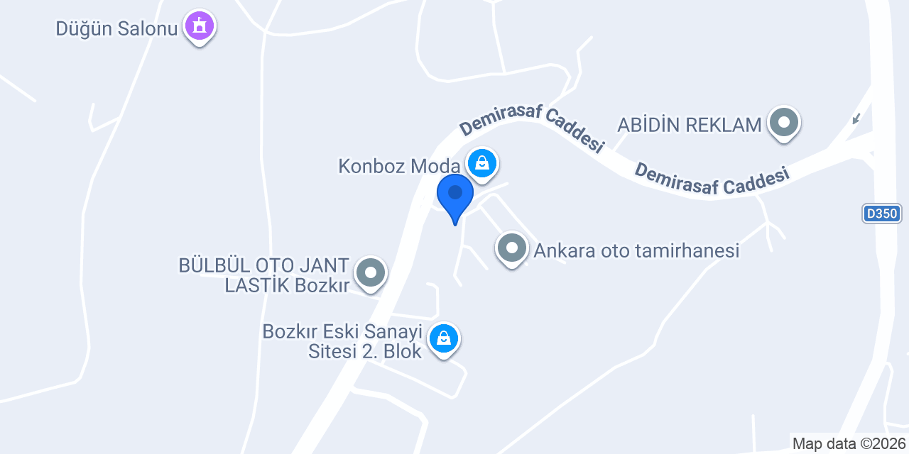 BOZKIR PİLAV DÜNYASI konumu