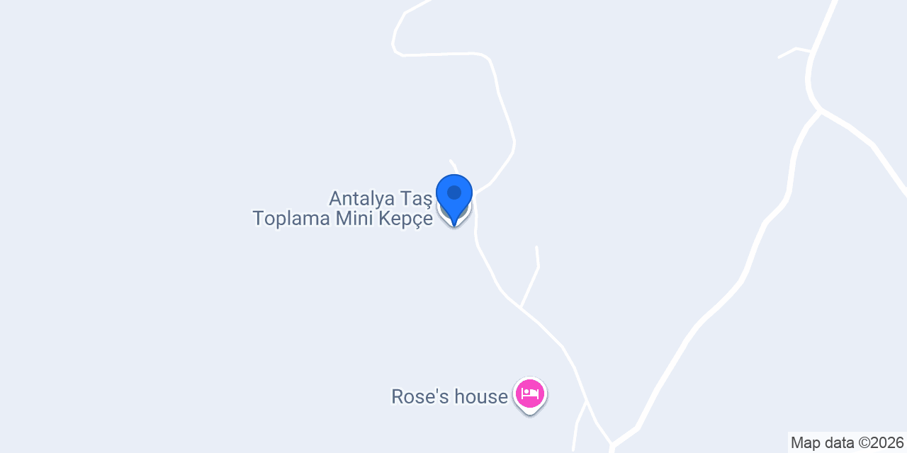 Antalya Taş Toplama Mini Kepçe konumu