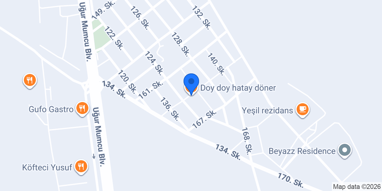 Doy doy hatay döner konumu