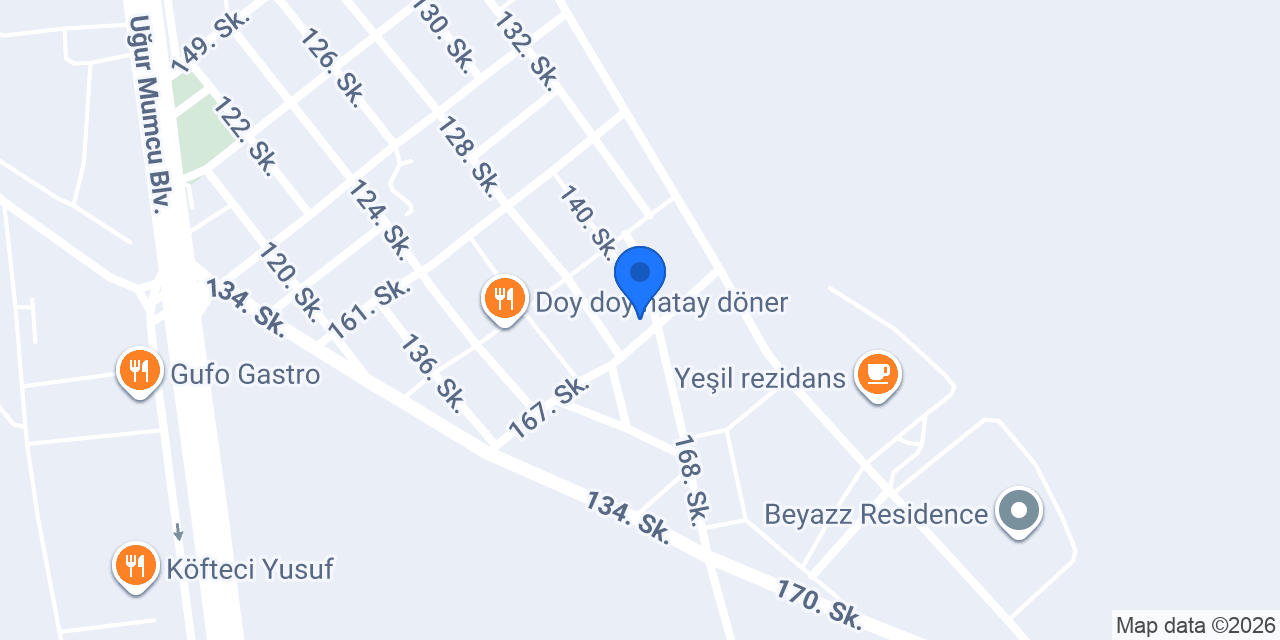 Gürsu Yapı - Adokapı, Levissi Mutfak, Sur Çelik Kapı, AGT Parke konumu