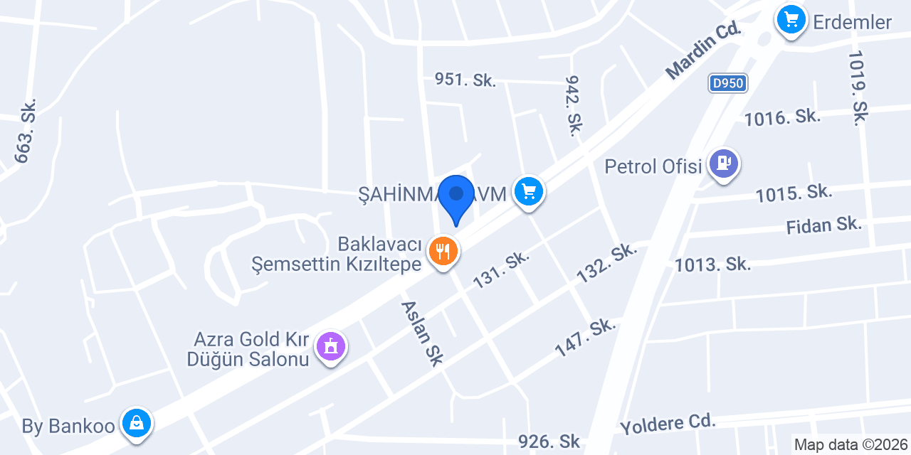 Saray Mobilya konumu