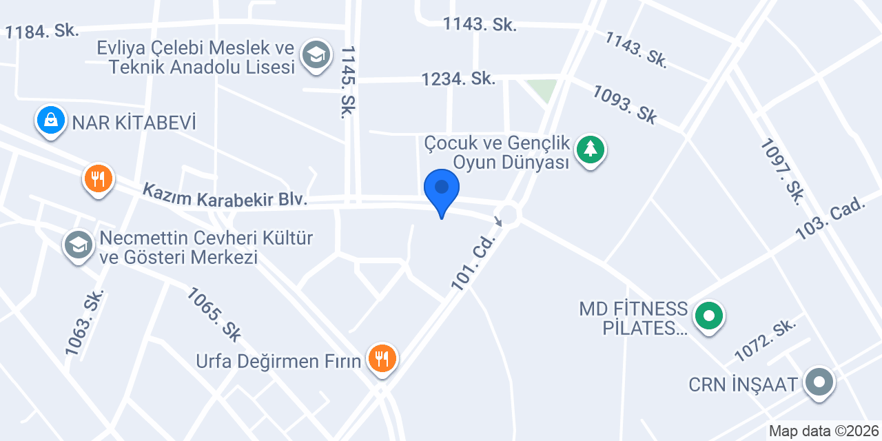 En Deneyim Merkezi Şanlıurfa konumu