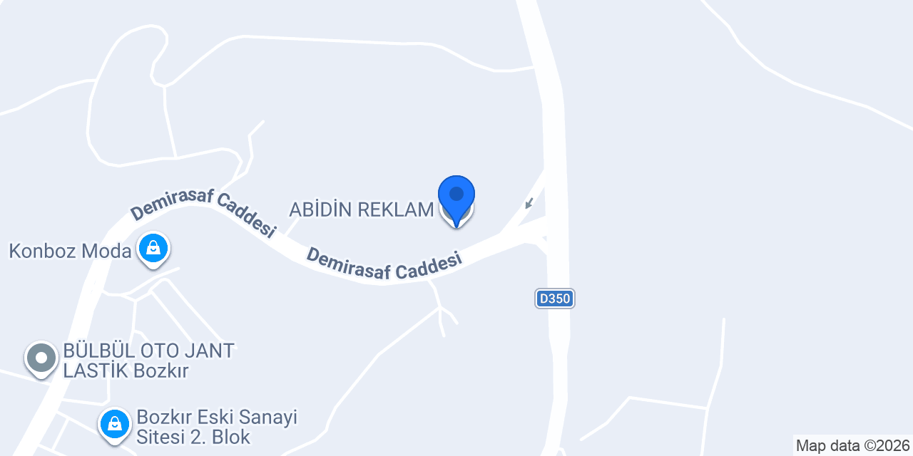 ABİDİN REKLAM konumu