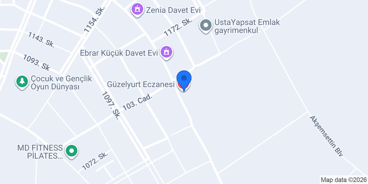 GÜZELYURT EMLAK konumu