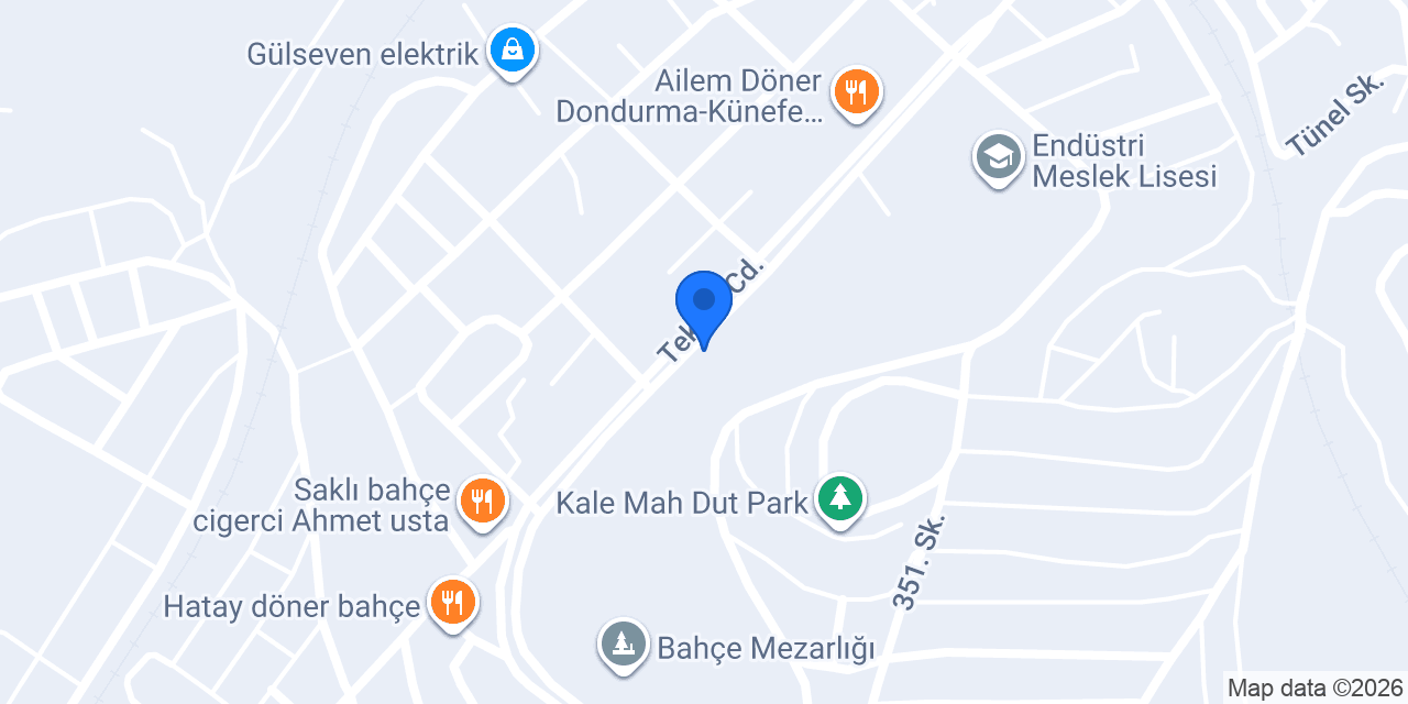 Bahçe Eczanesi konumu