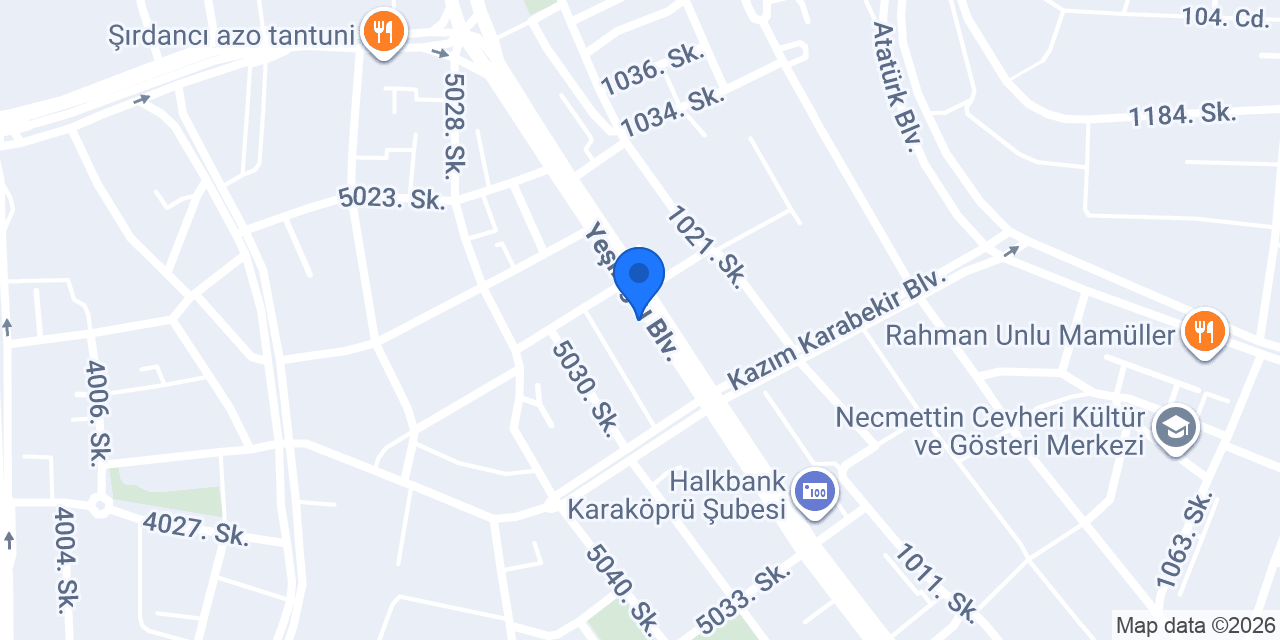 Özel İz Akademi konumu