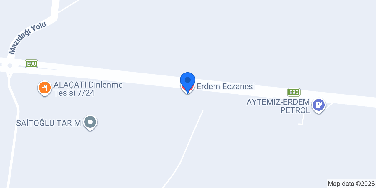 Erdem Eczanesi konumu