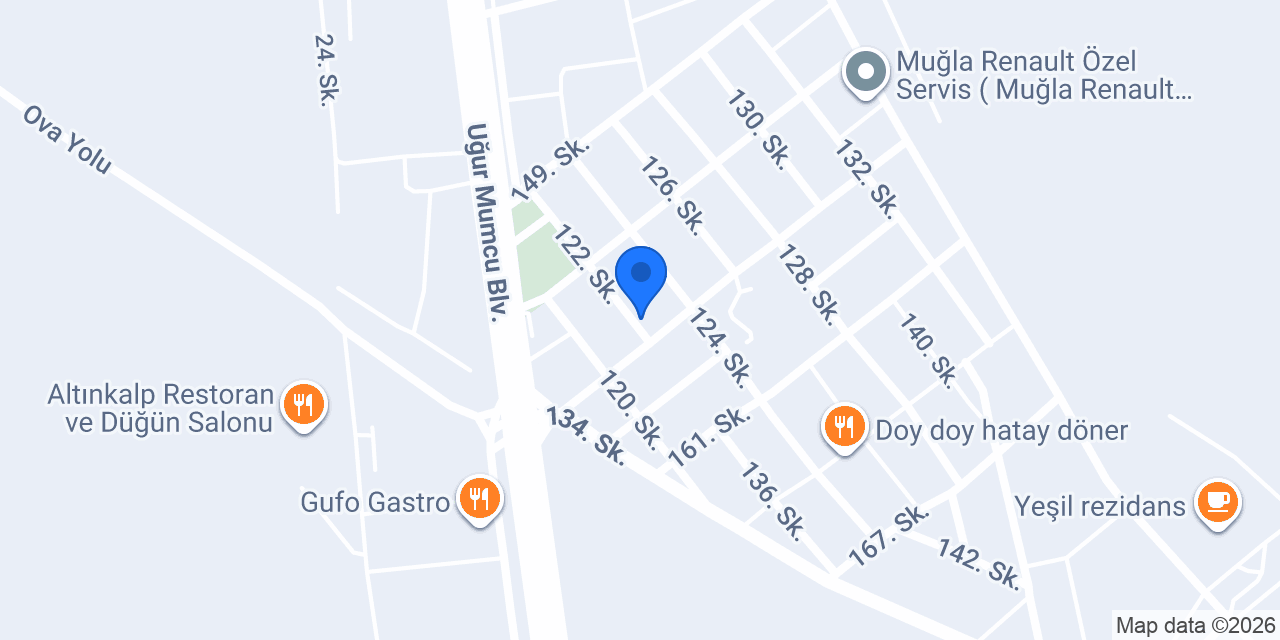 Muğla Far ve Stop Tamiri konumu